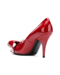 rote Leder Pumps von Casadei