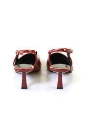 rote Leder Pumps von Buffalo