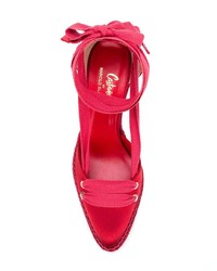 rote Leder Pumps von Castaner