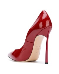 rote Leder Pumps von Casadei