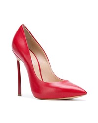 rote Leder Pumps von Casadei