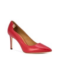 rote Leder Pumps von Tory Burch