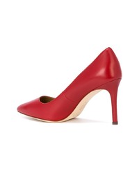 rote Leder Pumps von Tory Burch