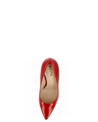 rote Leder Pumps von Evita