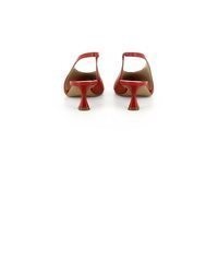 rote Leder Pumps von Evita