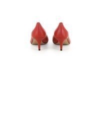 rote Leder Pumps von Evita