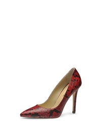 rote Leder Pumps von Evita