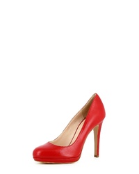 rote Leder Pumps von Evita