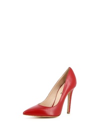 rote Leder Pumps von Evita