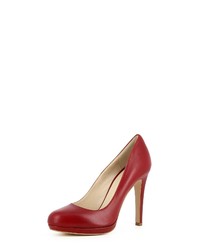 rote Leder Pumps von Evita