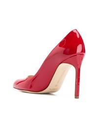 rote Leder Pumps von Manolo Blahnik