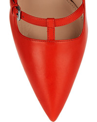 rote Leder Pumps von Miu Miu