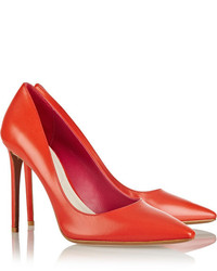 rote Leder Pumps von Nicholas Kirkwood