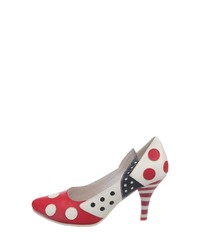 rote Leder Pumps von Lola Ramona