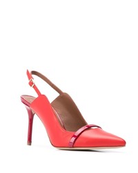 rote Leder Pumps von Malone Souliers