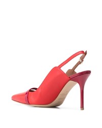 rote Leder Pumps von Malone Souliers