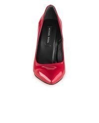 rote Leder Pumps von Michael Soul