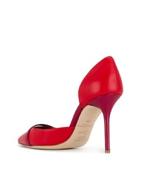 rote Leder Pumps von Malone Souliers