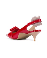 rote Leder Pumps von N°21