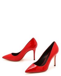 rote Leder Pumps von Giuseppe Zanotti