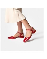 rote Leder Pumps von Paul Green