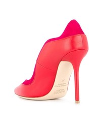 rote Leder Pumps von Malone Souliers