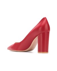 rote Leder Pumps von Gianvito Rossi