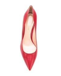 rote Leder Pumps von Gianvito Rossi