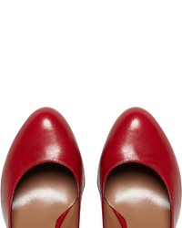 rote Leder Pumps von PoiLei