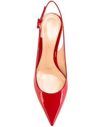 rote Leder Pumps von Gianvito Rossi