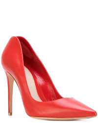 rote Leder Pumps von Alexander McQueen