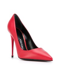 rote Leder Pumps von Tom Ford