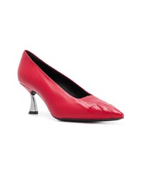 rote Leder Pumps von Casadei