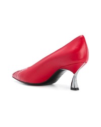 rote Leder Pumps von Casadei