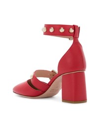 rote Leder Pumps von RED Valentino