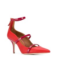 rote Leder Pumps von Malone Souliers