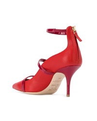 rote Leder Pumps von Malone Souliers