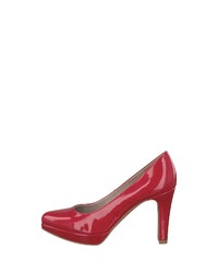 rote Leder Pumps von s.Oliver