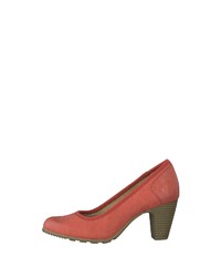 rote Leder Pumps von s.Oliver