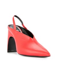 rote Leder Pumps von Pierre Hardy