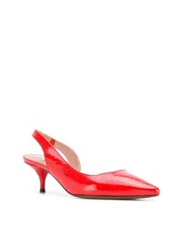 rote Leder Pumps von L'Autre Chose