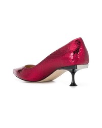 rote Leder Pumps von Sergio Rossi