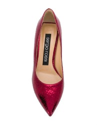 rote Leder Pumps von Sergio Rossi