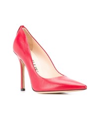 rote Leder Pumps von Marc Ellis