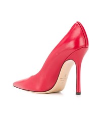 rote Leder Pumps von Marc Ellis