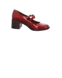 rote Leder Pumps von Tamaris