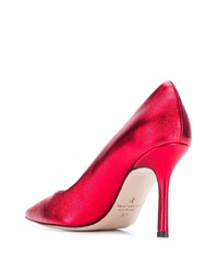 rote Leder Pumps von Marc Ellis