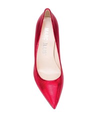 rote Leder Pumps von Marc Ellis