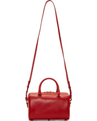 rote Leder Reisetasche von Saint Laurent