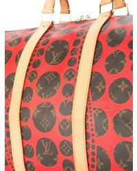 rote Leder Reisetasche von Louis Vuitton Vintage